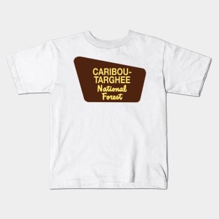 Caribou-Targhee National Forest Kids T-Shirt